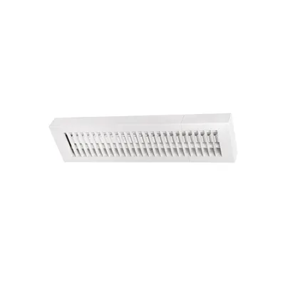 Produktbild von Office Cube 2x14W  Rasterleuchte T5 Anbauleuchte mit EVG Deckenleuchte Office Weiß