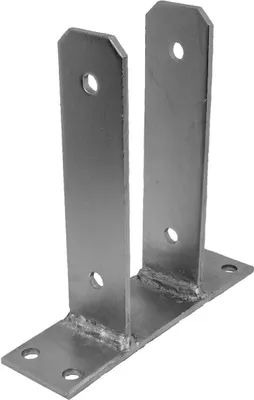 Produktbild von GeZu Impex® U-Pfostenträger Edelstahl 71 mm zum aufdübeln U-Form Pfostenanker aufdübelbar