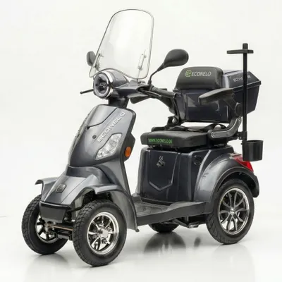 Produktbild von E-Seniorenmobil Venezia Lithium-Akku, 4-Rad, 1000 Watt, Grau