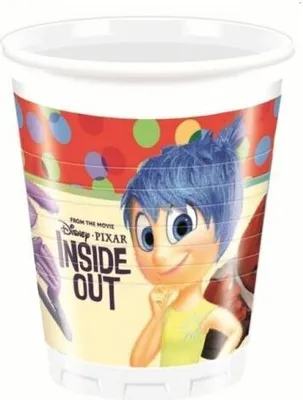 Produktbild von Inside Out - Party-Becher, Kunststoff 8er-Pack SG29471 (Einheitsgröße) (Bunt)