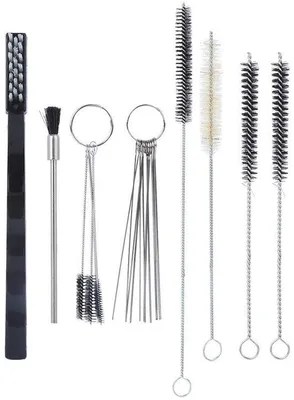 Produktbild von 19-teiliges Reinigungsset - Reinigungsbürsten - Für tiefgreifende Reinigung - Mit Rohrbürste - Vielseitig - Für Alltagsreinigung