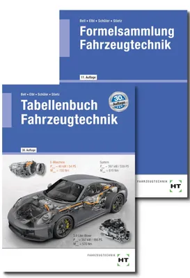 Produktbild von Paketangebot Tabellenbuch Fahrzeugtechnik und Formelsammlung Fahrzeugtechnik
