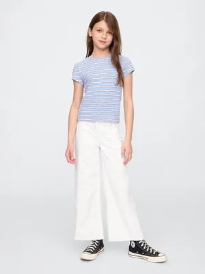 Produktbild von GAP High-Rise-Jeans mit weitem Bein für Kinder 6
