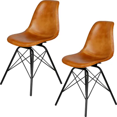 Produktbild von Stuhl Esszimmerstuhl Leder Stuhl Stühle