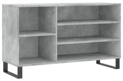 Produktbild von vidaXL Schuhregal Betongrau 102x36x60 cm Holzwerkstoff