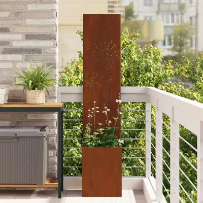 Immagine prodotto di Maison Exclusive - Pannello divisorio per giardino, colore ruggine, 32 x 32 x 150 cm