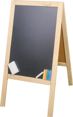Produktbild von Kundenstopper mit Holzrahmen 63x47x93cm Natur-farbe Dekorativ