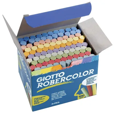 Productafbeelding van 5390 00 wandbordkrijt karton met 100 stuks op kleur gesorteerd
