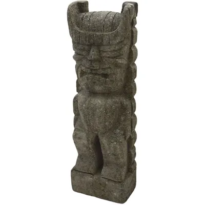 Zdjęcie produktu dla Figurka ogrodowa Tiki Bathinda wykonana z naturalnego kamienia 80 x 14 x 23 cm