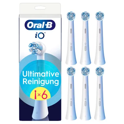 Produktbild von iO Ultimative Reinigung, Original Aufsteckbürsten, Weiß, 6er