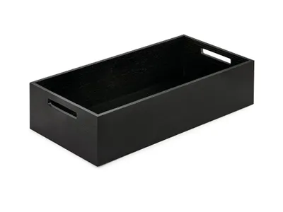 Produktbild von Modify Box 1 für Auszüge B 236 x T 472 x H 110 mm, Esche schwarz / Holzbox