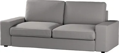 Produktbild von Dekoria Bezug für Kivik 3-er Bettsofa, grau, Kivik 3-er Bettsofabezug