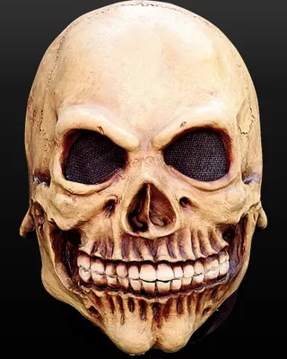 Produktbild von Skelett Kindermaske - Halloween Kostüm Fasching