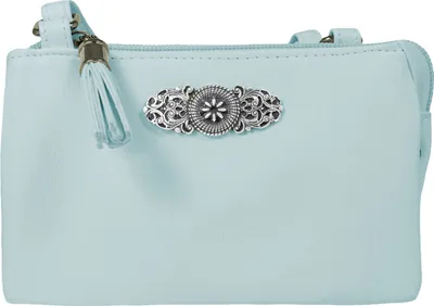 Produktbild von Trachten Handtasche "Sofia" - Dirndl Umhängetasche | Hellblau