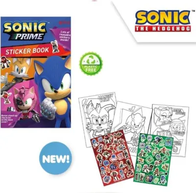 Produktbild von Kreativset Sonic the Hedgehog (Malbuch, Sticker), SN00013