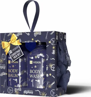 Immagine prodotto di Set regalo HISKIN per uomo: gel doccia + balsamo corpo