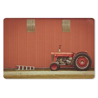 Produktbild von MuchoWow® Mauspad Mousepad Traktor - Scheune - Rot - Bauernhof 27x18 cm - Mousepads - Maus Mat - Pad - Mausunterlage - Büroartikel - Desk Matten