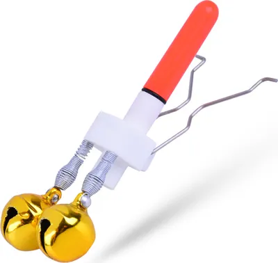 Produktbild von Angelrutenspitzenbeleuchtung mit zwei Glöckchen, Bissanzeiger, LED-Lampe, Nachtangelrutenspitzen-Bissanzeiger, Angelzubehör