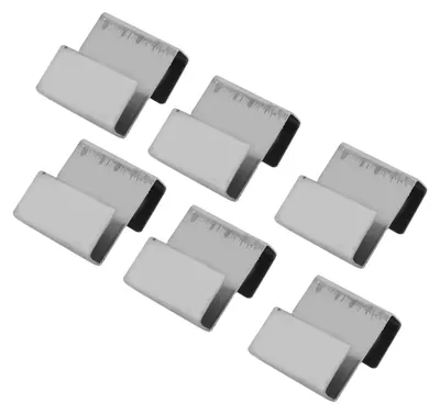 Imagen del producto de Clips de acero inoxidable para invernaderos, 50 unidades, piezas de repuesto para cristales de invernadero, abrazaderas de sujeción