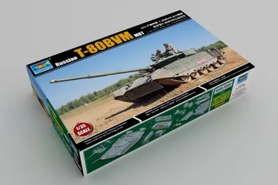 Productafbeelding van TRUMPETER TRU09587 Russische T-80BVM hoofdpantserwagen