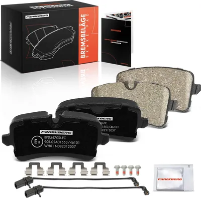 Produktbild von Frankberg 4x Bremsbeläge Hinterachse für Audi A6 Avant A7 Sportback 1.8L 2.0L 2010-2018
