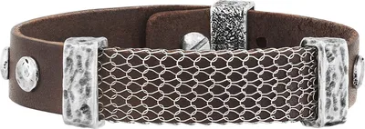 Produktbild von Seven-24 Armband Edelstahl 24cm braun 148060005-1