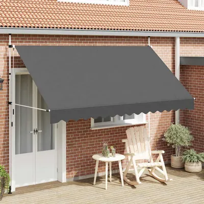 Produktbild von vidaXL Einziehbare Markise Handbetrieben 350 cm Anthrazit