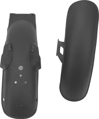 Immagine prodotto di 1 coppia di parafanghi per moto, resistenti agli urti, ad alta resistenza, protezione della ruota anteriore e posteriore, ricambio per Suzuki CG125 GN125, nero