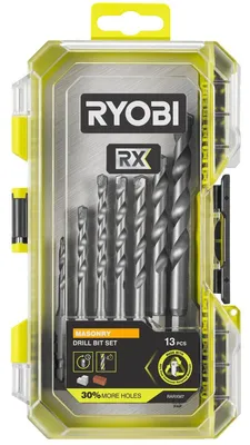 Produktbild von RYOBI Bohrer- & Bit-Set für Beton 13-teilig RARXM7