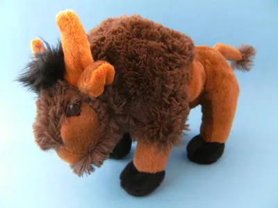 Produktbild von Plüschtier Bison 25cm, Kuscheltiere Stofftiere Büffel Wisent Prärie Tiere Steppe
