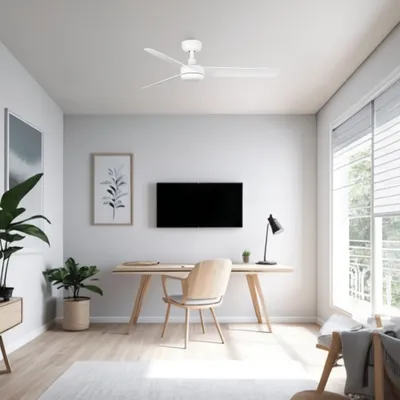Produktbild von BAIRES Deckenventilator Weiß Ø120 cm
