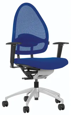 Produktbild von Bürodrehstuhl Open Base 10 J470TT38 max120kg schwarz//blau
