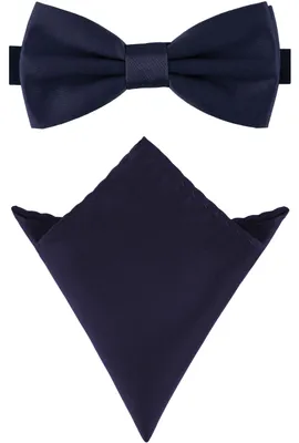 Image de Ladeheid Homme Set Nœud papillon & Pochette étroit M/P (12cm x 6cm, 22cm x 22cm)