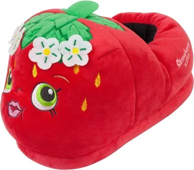 Produktbild von Shopkins dámske jahodové 3D papuče NS4621 (36/37 EU) (Red)