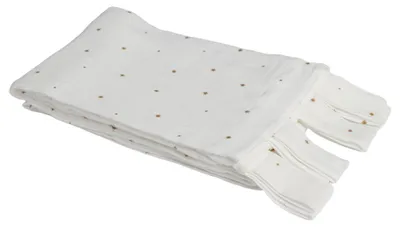 Produktbild von Vorhang mit Schlaufen und Sternen aus Baumwollvoile