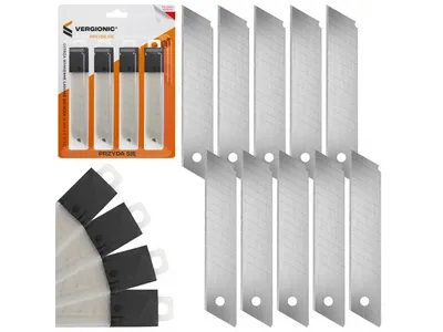 Zdjęcie produktu dla 7978 Ostrza Ostrze Wymienne Łamane Do Noża Zestaw Ostrzy 18Mm 4X10Szt.