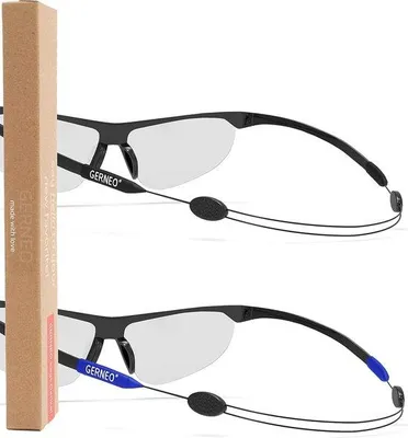 Produktbild von Famanu Brillenband Sport - Verstellbar, Wasserdicht, Universelle Passform - Blau