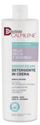 Immagine prodotto di Dermovitamina Calmilene Sensicream Detergente In Crema Senza Sapone Per Pelle Secca E Sensibile 500 Ml
