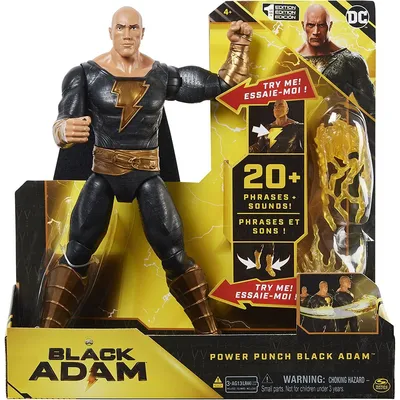 Produktbild von Spin Master 6064881 (20138296) - DC Comics - Black Adam - Actionfigur mit 15+ Sounds, ca. 30cm, 1st Edition