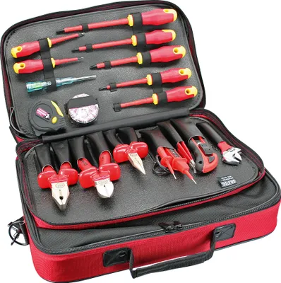 Produktbild von InLine® Profi Elektro Werkzeugtasche, 18-teilig