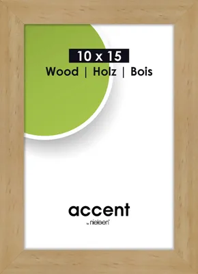 Produktbild von accent by nielsen Holz Bilderrahmen Accent Wood, 10x15 cm, Natur