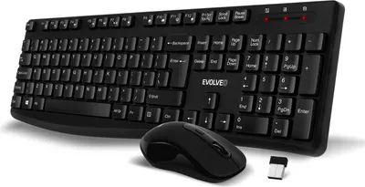 Produktbild von EVOLVEO K1050, leise kabellose Tastatur und