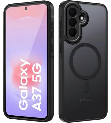 Produktbild von Hülle für Samsung Galaxy A37 5G MagSafe Silikon Schutzhülle Slim Case Cover Schwarz