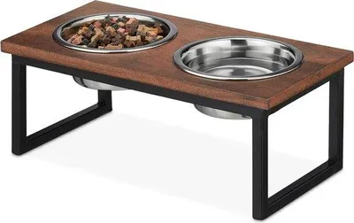 Produktbild von Futterstation für kleine Hunde und Katzen, bequem