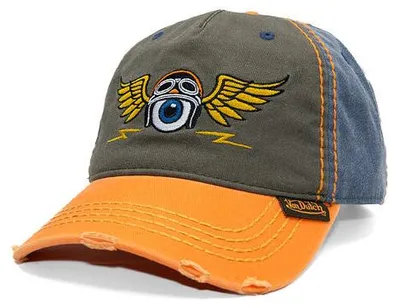 Produktbild von Von Dutch Baseball Cap Retro orange/khaki/blue