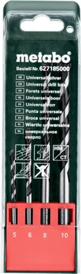 Image de Metabo Cassette de forets universels 4 pièces