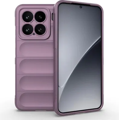 Produktbild von Mobigear Bumpy  Xiaomi 15 Hülle Flexibles TPU Backcover - Lila