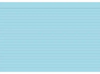 Produktbild von Karteikarten A5 liniert blau VE=20x100 Stück