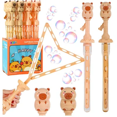 Produktbild von Soap Bubbles Großer ausziehbarer Zauberstab Capybara 49,5 cm 100 ml