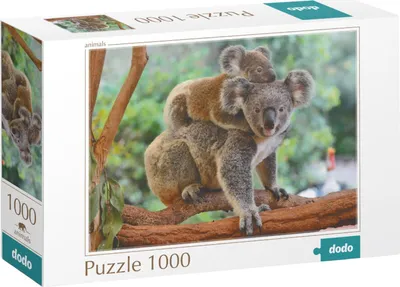 Produktbild von Kleiner Koala Und Mama Puzzle 1000 Teile Zum Zusammensetzen Eines Niedlichen Bildes